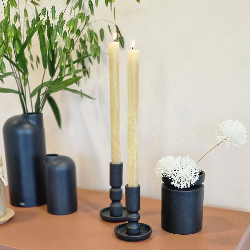 Alsidig og håndlavet Ania kreamikkrukke - Midnight Black