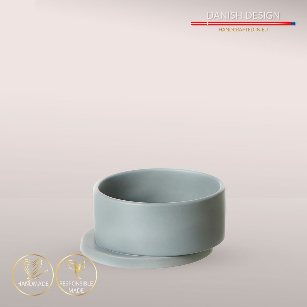 Balance keramik hudeskål - Mat Grey