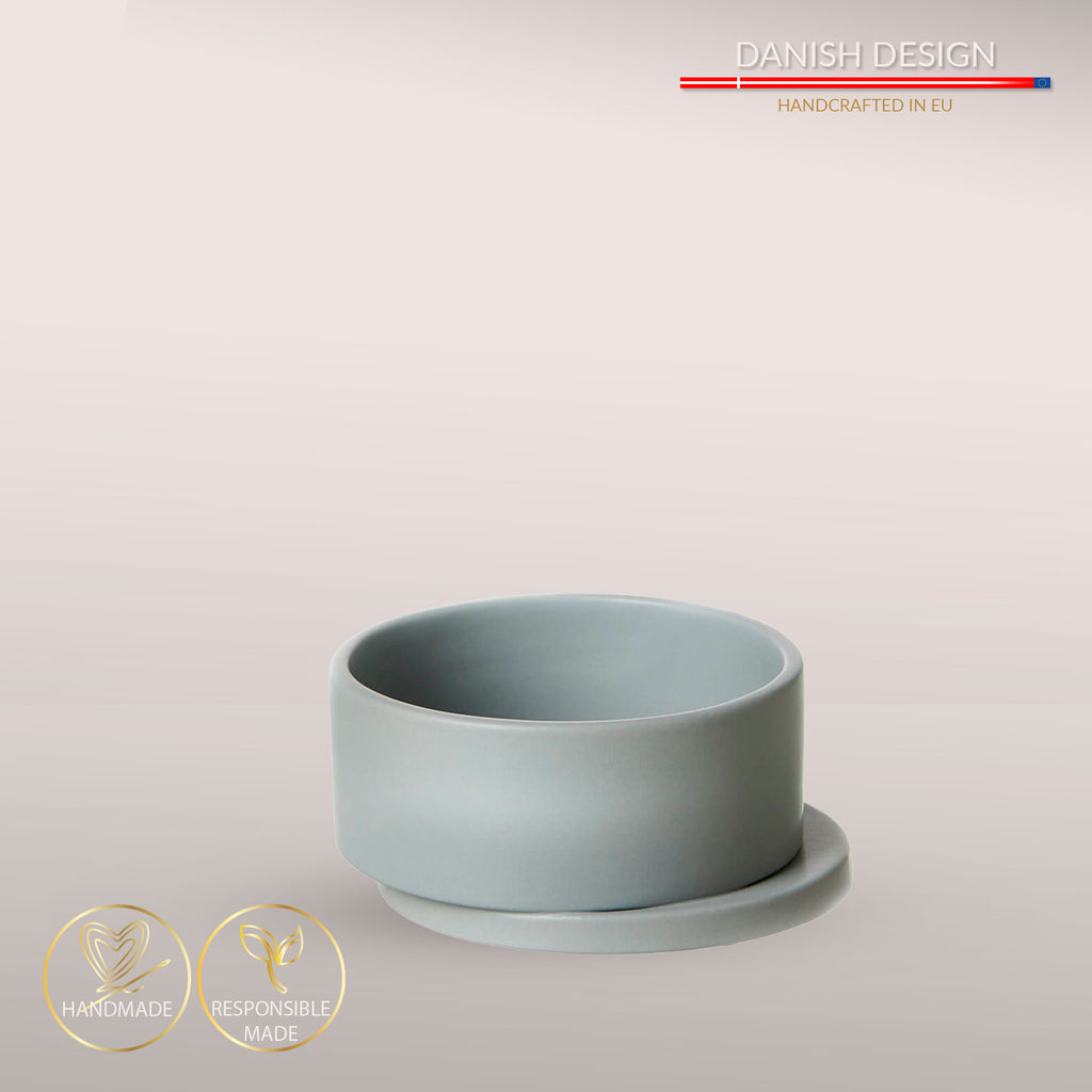 Balance keramik hudeskål - Mat Grey