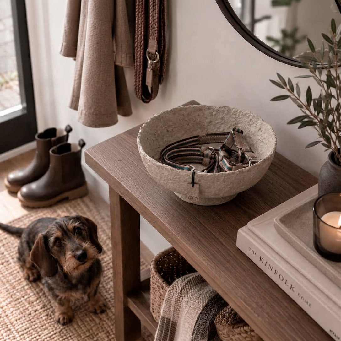 Håndlavet Clay skål - Nordic Taupe
