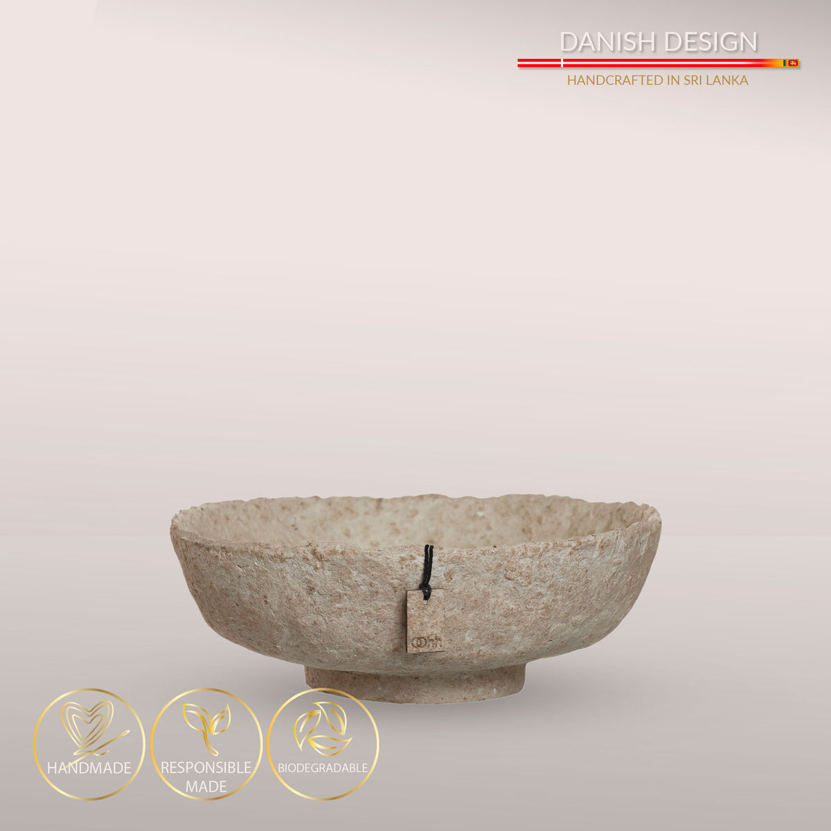Håndlavet Clay skål - Nordic Taupe