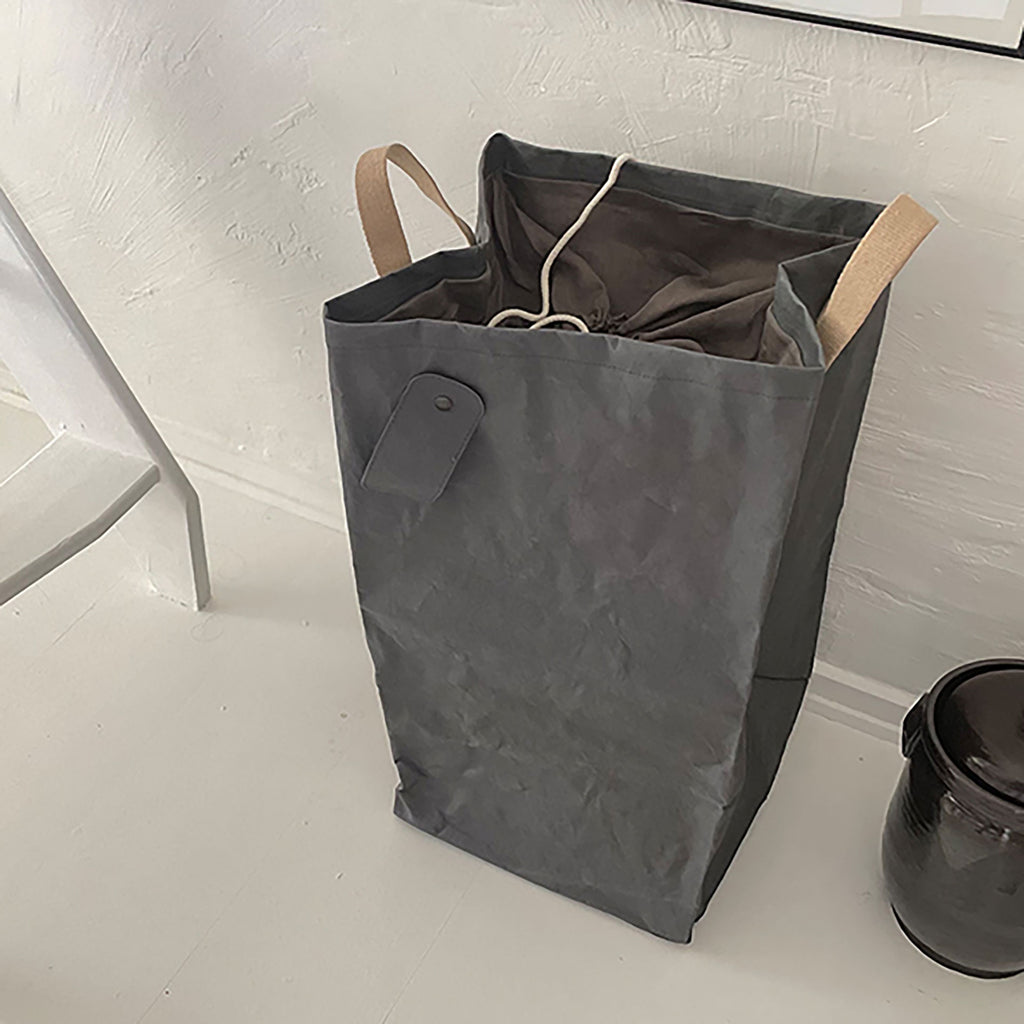 Håndsyet fodercover i vaskbart AGGO® papir, høj - Mørkegrå
