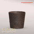 Håndlavet Terra potteskjuler i Zero Waste materiale - Deep Brown