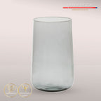 Mundblæst Valencia Drop vase i genanvendt glas - Mauve Taupe
