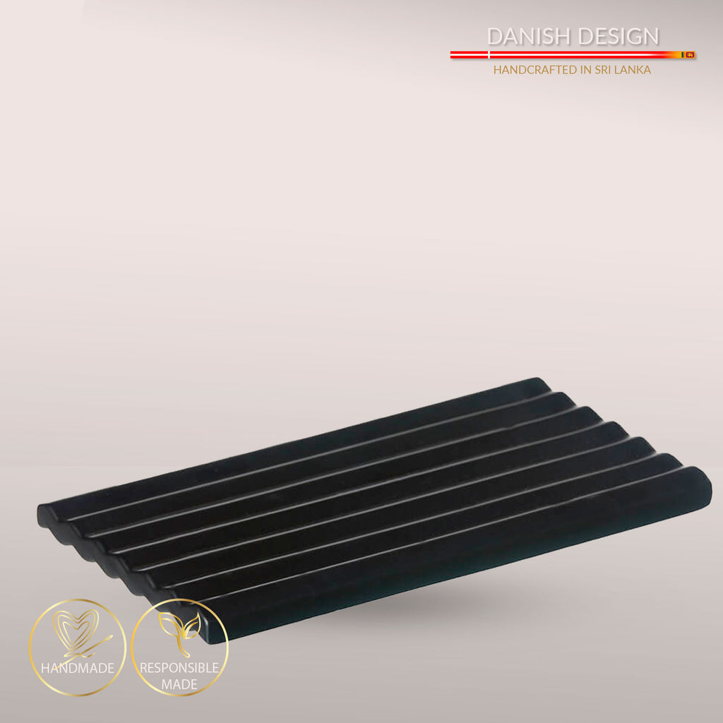Wave keramik hudeskålsbase - Mat Black
