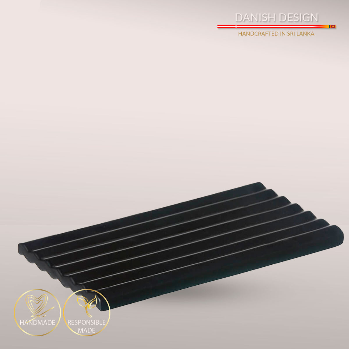 Wave keramik hudeskålsbase - Mat Black