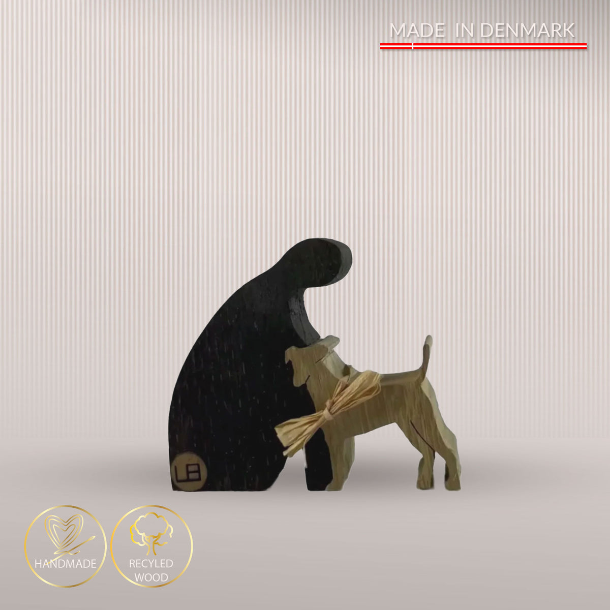 Harmony Faithful Dog – Dansk Svensk Gårdhund træfigur | No. 14