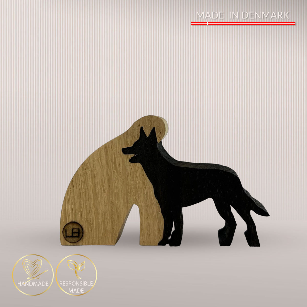Harmony Faithful Dog – Schæferhund træfigur | No. 34