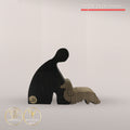 Harmony Faithful Dog – Gravhund træfigur | No. 36