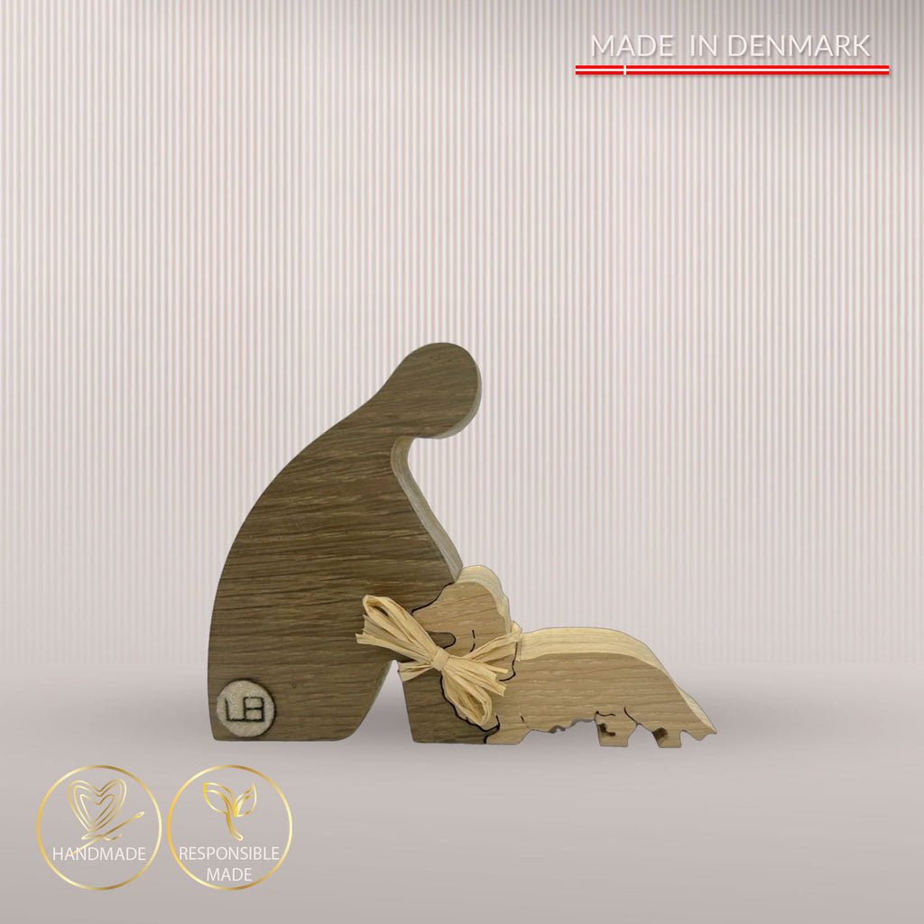 Harmony Faithful Dog – Gravhund træfigur | No. 36