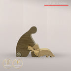 Harmony Faithful Dog – Gravhund træfigur | No. 36