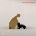 Harmony Faithful Dog – Gravhund træfigur | No. 40