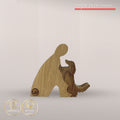 Harmony Faithful Dog – Gravhund træfigur | No. 54