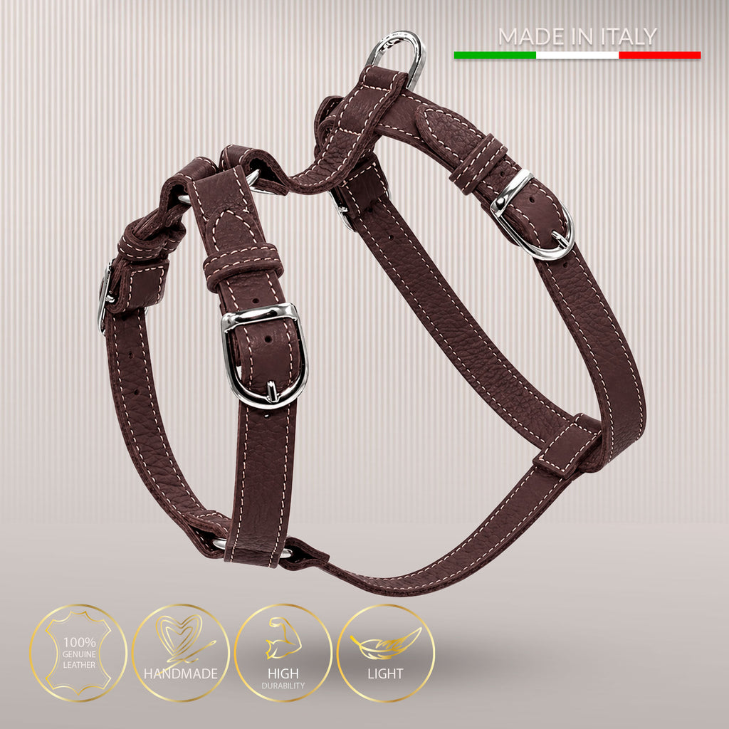Essential H-sele i ægte læder - Deep Brown