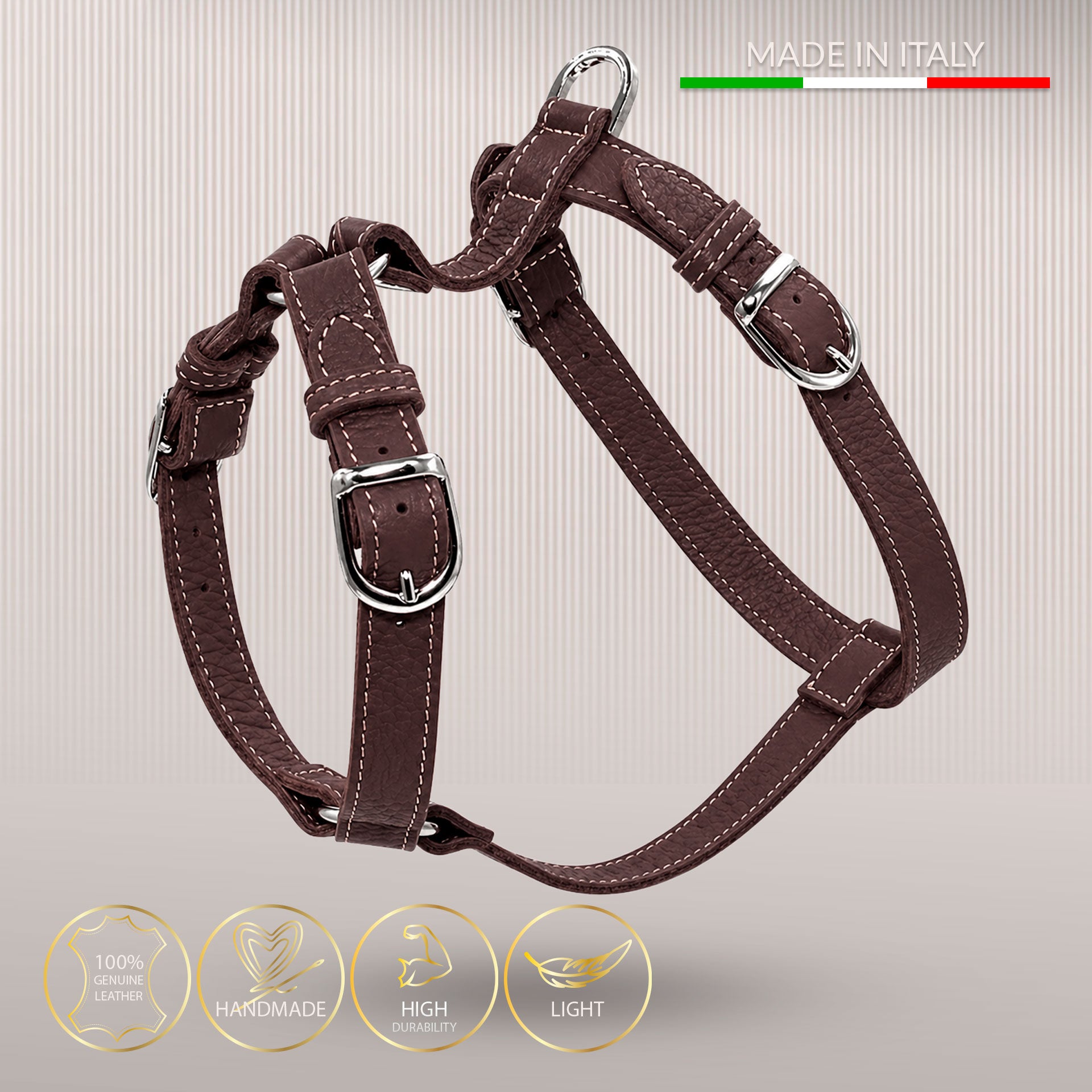 Essential H-sele i ægte læder - Deep Brown