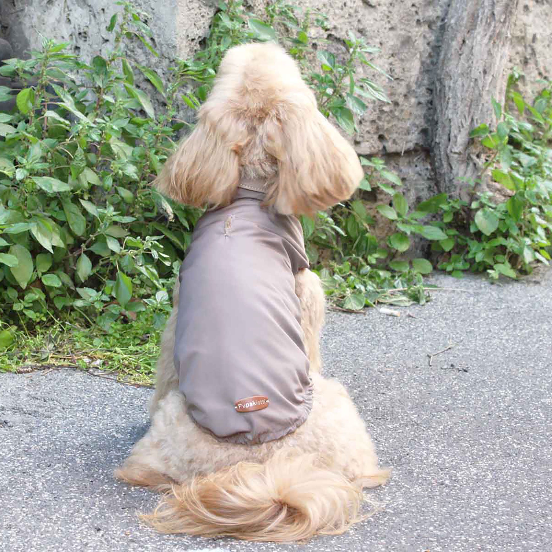 LONDON • Vendbar BI-COLOR regnfrakke - Army/Sort