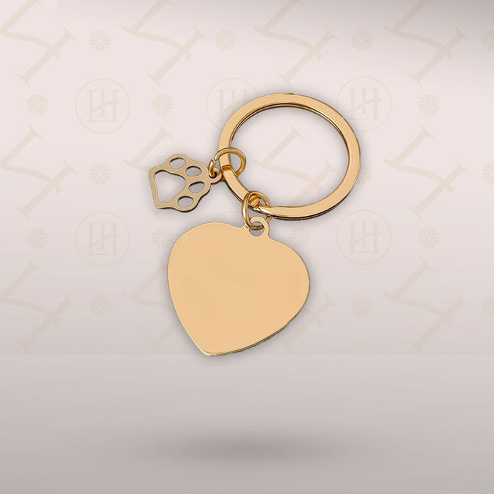 Hundetegn HEART med potecharm