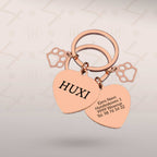 Hundetegn HEART med potecharm