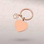 Hundetegn HEART med potecharm