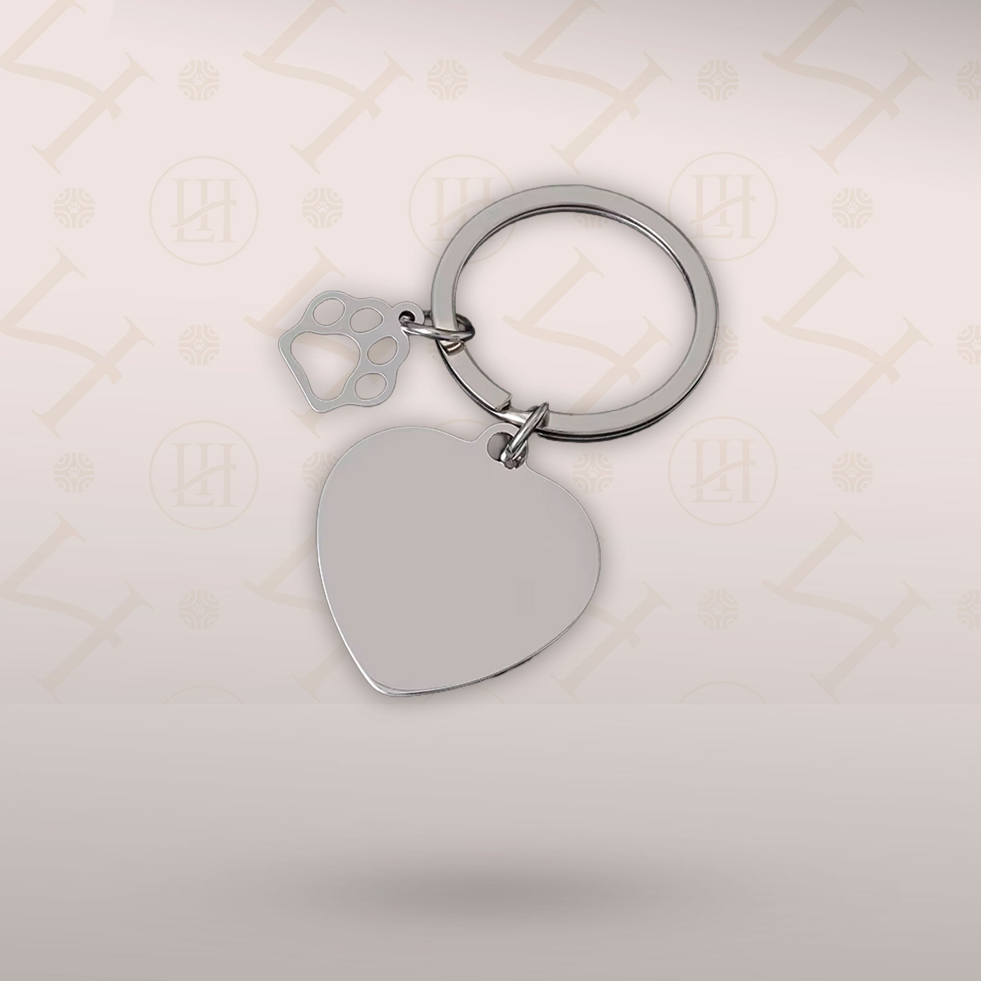 Hundetegn HEART med potecharm