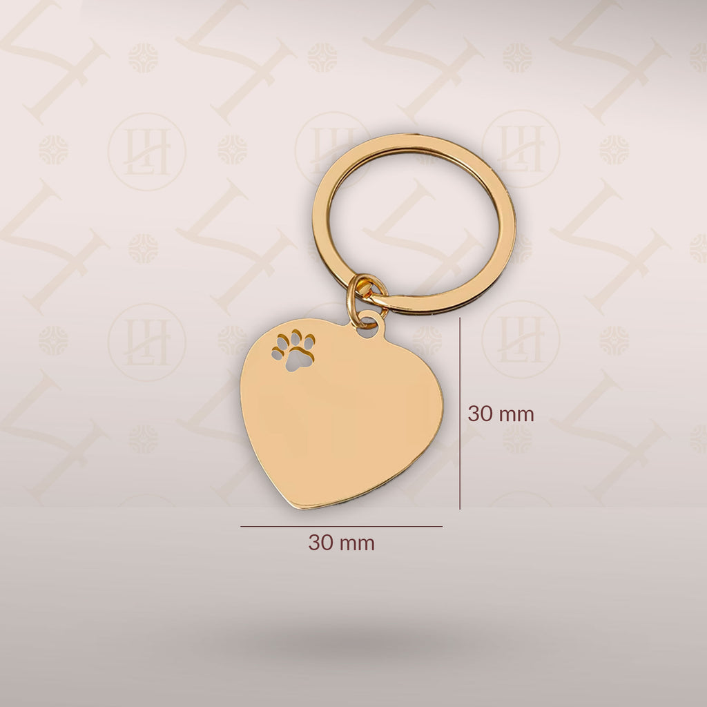 Hundetegn HEART med poteudskæring